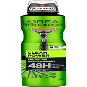 Loreal Men Expert Clean Power 48H Anti-Perspirant Deodorant Spray 250ml