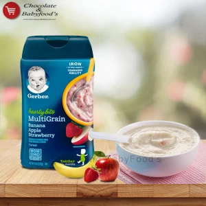 Gerber hearty bits multigrain Banana Apple Strawberry 227g