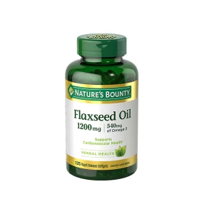 Nature's Bounty Flaxseed Oil 1200 mg: Promote a Healthy Lifestyle with Nature's Best Flaxseed Oil