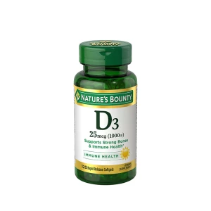 Nature's Bounty Vitamin D3 25mcg 1000 IU: Unlock the Power of Sunshine for Optimal Health