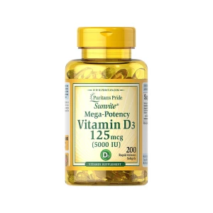 Puritan’s Pride Vitamin D3 Softgels 5000IU