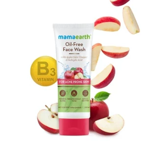 Mamaearth Oil-Free Face Wash With Apple Cider Vinegar & Salicylic Acid for Acne-Prone Skin 100 ml