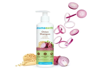 Mamaearth Onion Shampoo For Hair Fall Control 250 ml