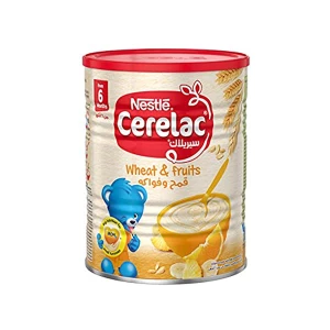 Cerelac Wheat and Fruits শিশুর প্রথম খাবার হিসেবে একটি দুর্দান্ত পছন্দ। এটি শিশুর বৃদ্ধি ও বিকাশের জন্য প্রয়োজনীয় সব ধরনের পুষ্টি উপাদান সরবরাহ করে এবং শিশুকে স্বাস্থ্যকর রাখতে সাহায্য করে।