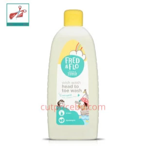 Tesco Fred & Flo Head To Toe Wash 500ml: Gentle Cleansing Solution for All-in-One Care