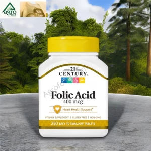 21st Century Folic Acid 400 mcg Tablets, 250 Count