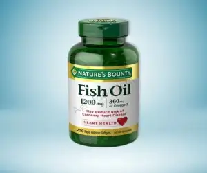 Nature's Bounty Fish Oil With Omega 3 Softgels, 1200 Mg, 200 Ct