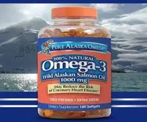 Pure Alaska Omega-3 Wild Alaskan Salmon Fish Oil 1000mg (210 Capsules)