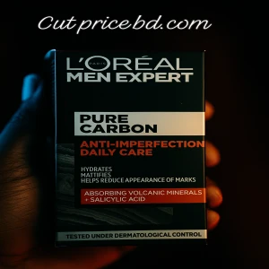 L'Oréal Men Expert Pure Carbon Anti-Imperfection Daily Care Facial Moisturizer.