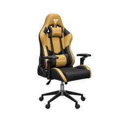 Gaming Chair with 4D Armrest (FT-Tectonic 001) Gold Black