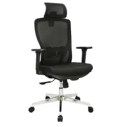 Mesh Office Chair (FT-940N3E) Black With Legrest
