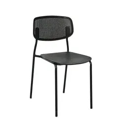 Plastic Ace Restaurant Chair (FT-PCC01) Black