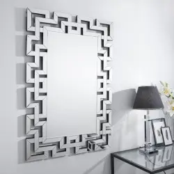 Art Decorative Wall Mirrors Large Grecian Venetian Mirror for Hotel Home Vanity Sliver Mirror 31.5" W x47" H