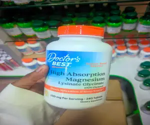 Doctor's Best High Absorption Magnesium Lysinate Glycinate 240pcs