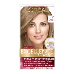 L'Oreal Paris Excellence Creme Permanent Hair Color 7 Dark Blonde