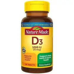 Nature Made Vitamin D3 (1,000 IU / 25 mcg)