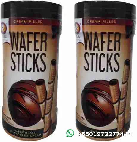 Bellie Creamy Wafer Rolls Chocolate Flavoured Cream