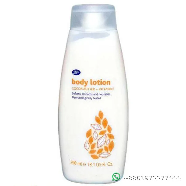 Boots Body Lotion Cocoa Butter and Vitamin E 390ml