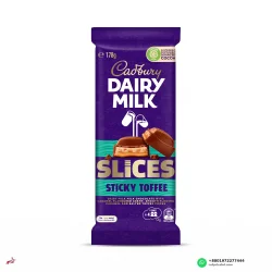 Cadbury Dairy Milk Slices Sticky Toffee Chocolate 178g