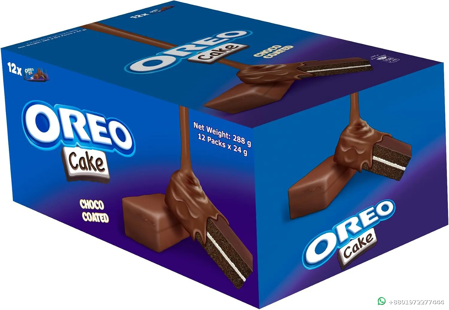 Cadbury Oreo Cake 12pcs Box 288g