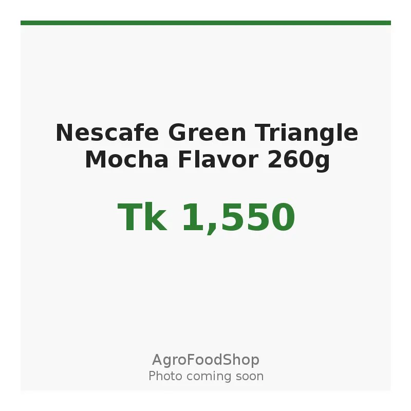 Nescafe Green Triangle Mocha Flavor 260g