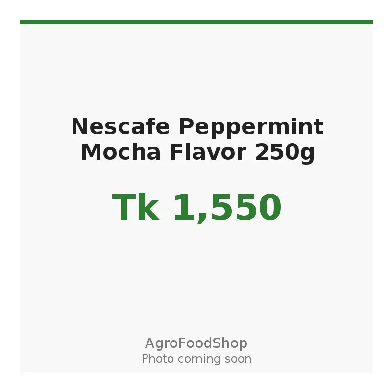 Nescafe Peppermint Mocha Flavor 250g