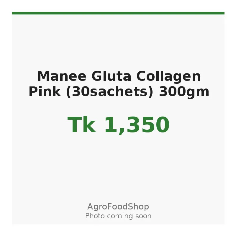 Manee Gluta Collagen Pink (30sachets) 300gm