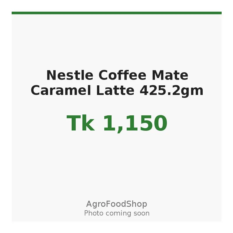 Nestle Coffee Mate Caramel Latte 425.2gm