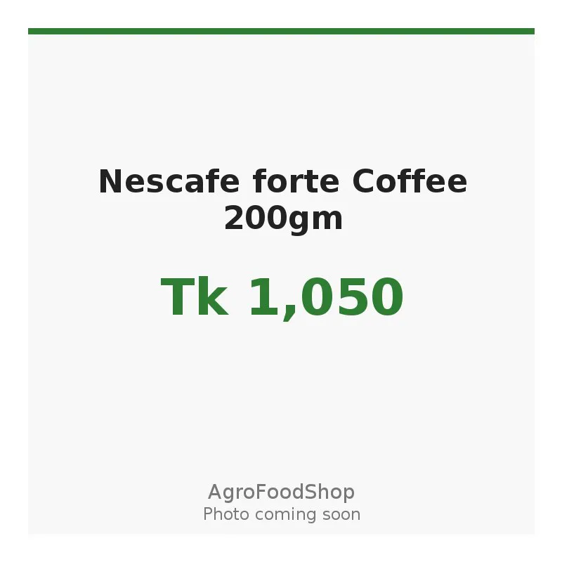Nescafe forte Coffee 200gm