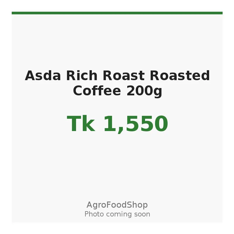 Asda Rich Roast Roasted Coffee 200g