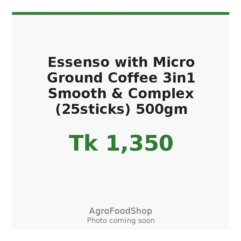 Essenso with Micro Ground Coffee 3in1 Smooth & Complex (25sticks) 500gm