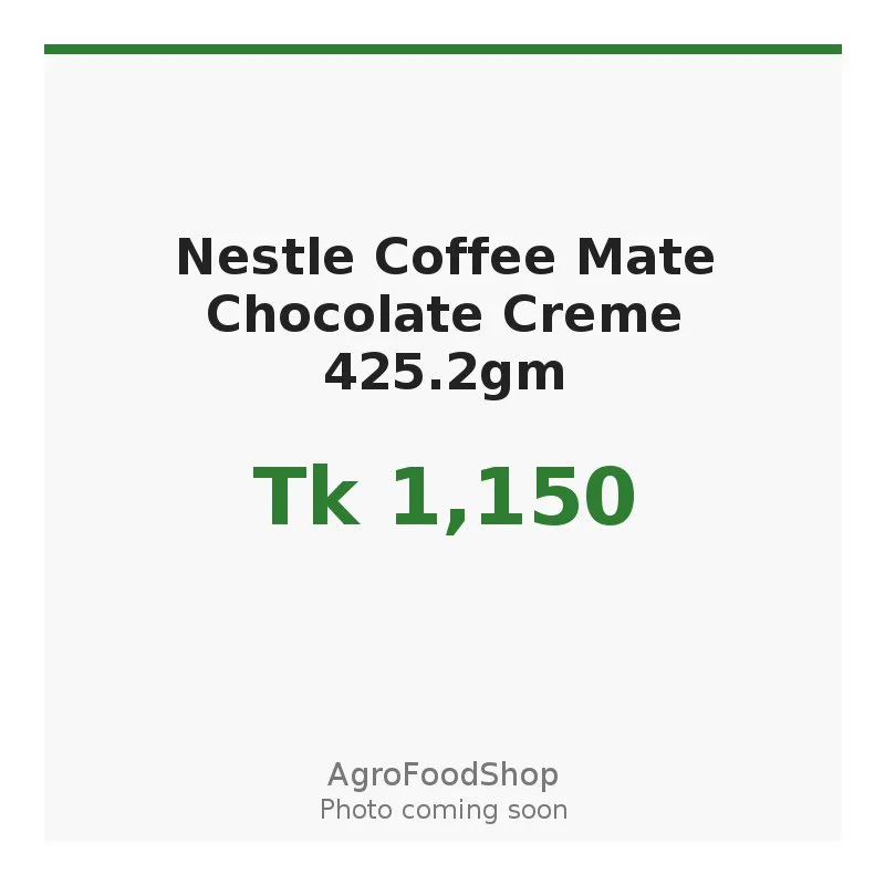 Nestle Coffee Mate Chocolate Creme 425.2gm