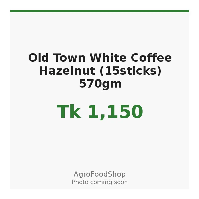 Old Town White Coffee Hazelnut (15sticks) 570gm