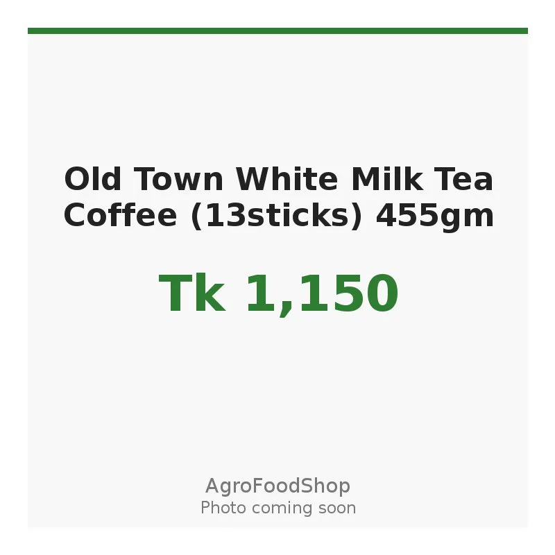 Old Town White Milk Tea Coffee (13sticks) 455gm