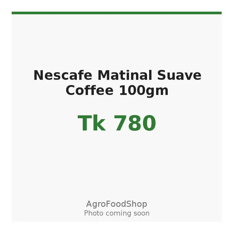Nescafe Matinal Suave Coffee 100gm