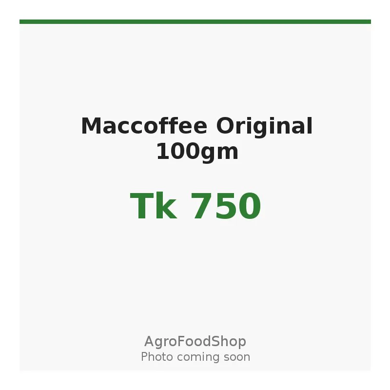 Maccoffee Original 100gm