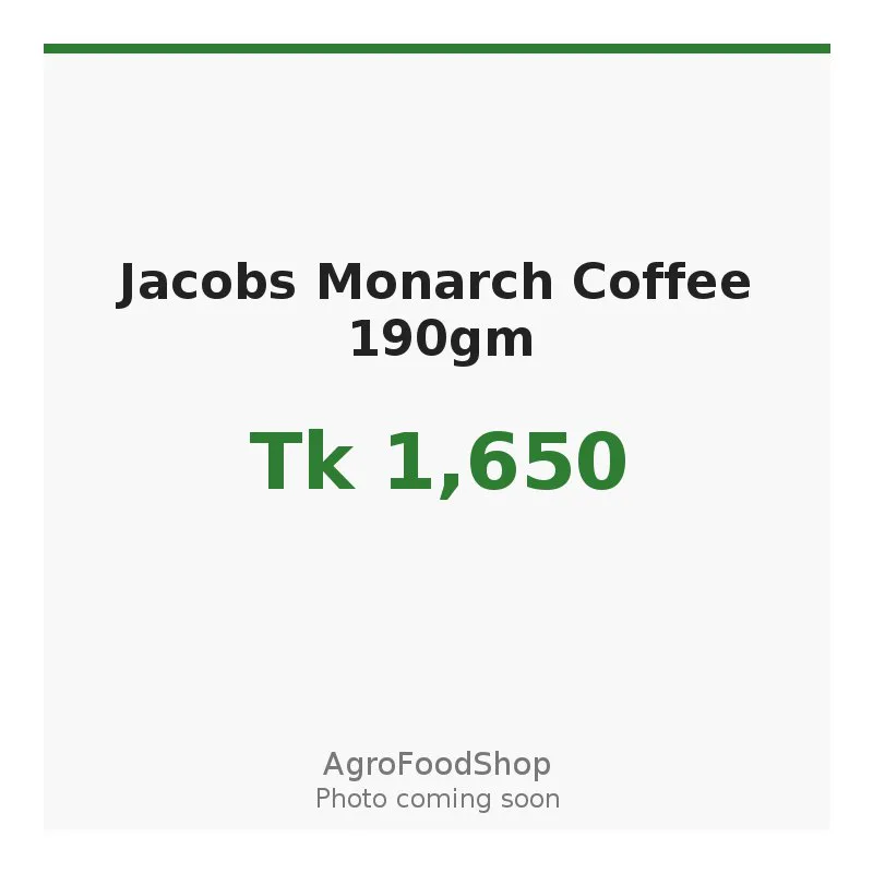 Jacobs Monarch Coffee 190gm