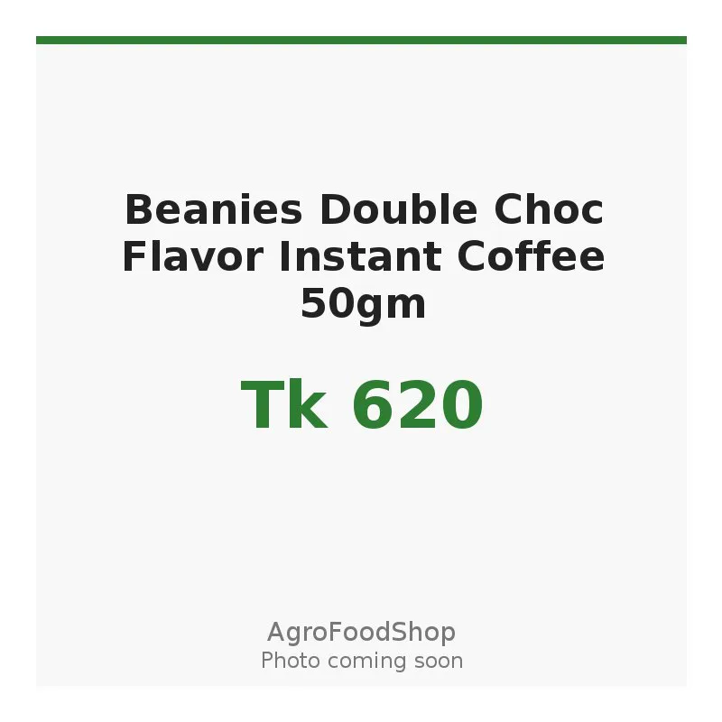 Beanies Double Choc Flavor Instant Coffee 50gm
