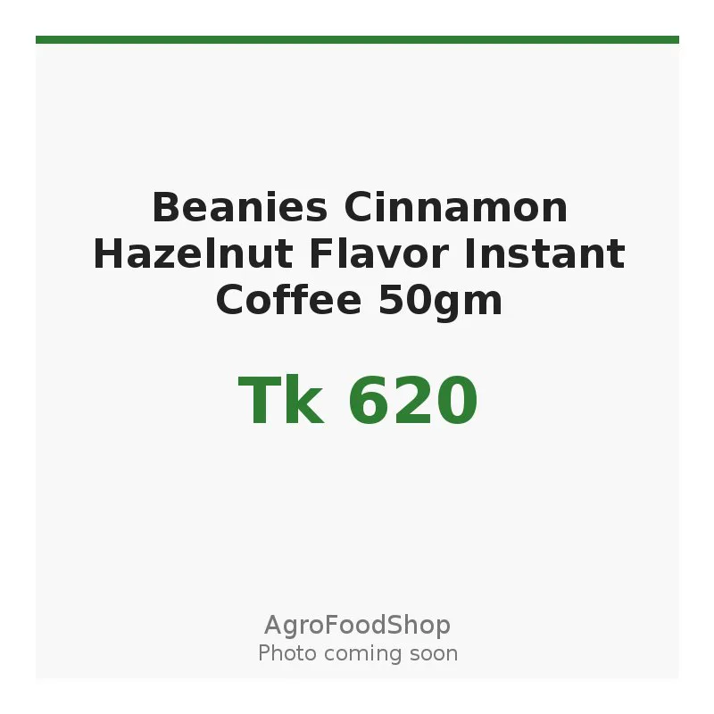 Beanies Cinnamon Hazelnut Flavor Instant Coffee 50gm