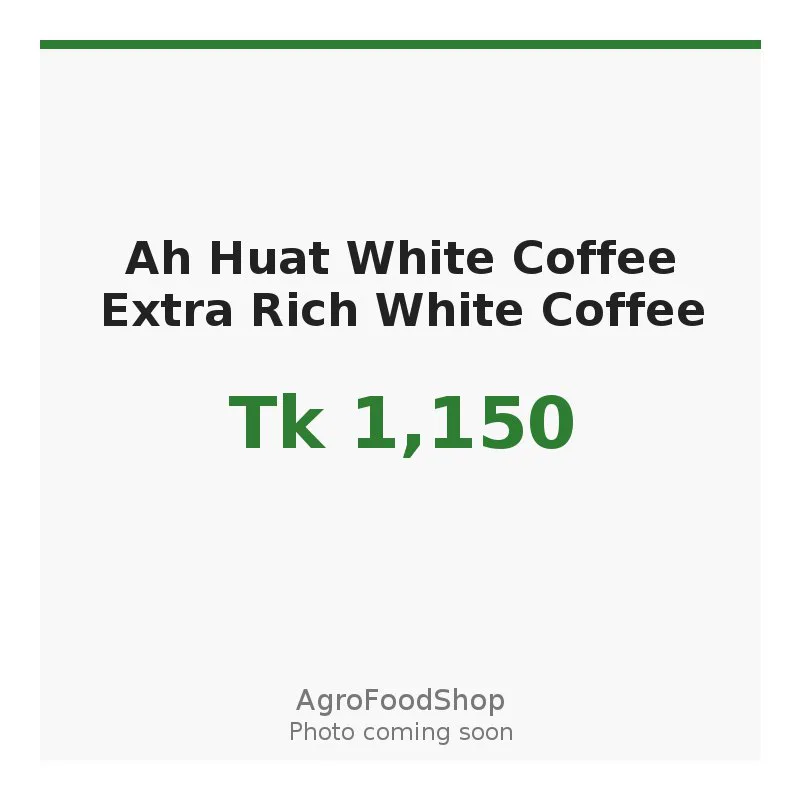 Ah Huat White Coffee Extra Rich White Coffee