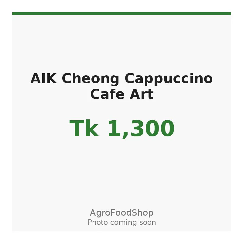 AIK Cheong Cappuccino Cafe Art