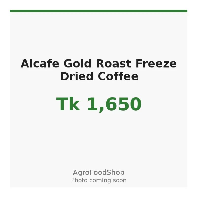 Alcafe Gold Roast Freeze Dried Coffee