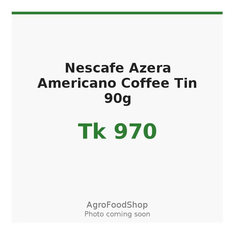 Nescafe Azera Americano Coffee Tin 90g