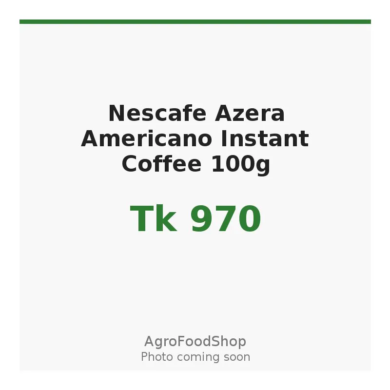 Nescafe Azera Americano Instant Coffee 100g