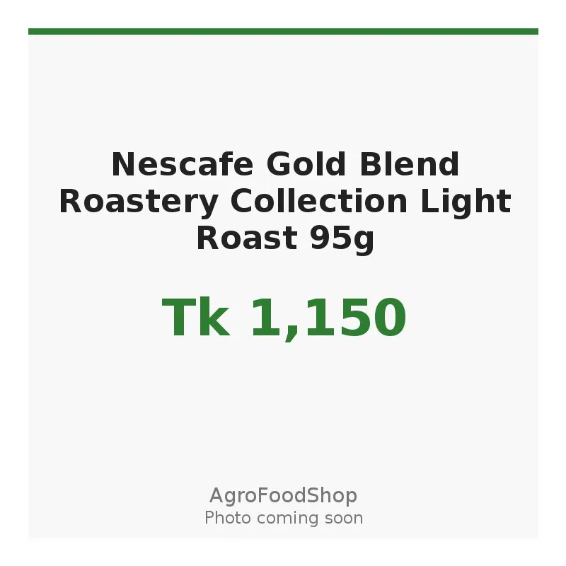 Nescafe Gold Blend Roastery Collection Light Roast 95g