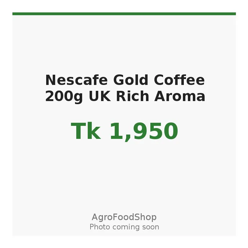 Nescafe Gold Coffee 200g UK Rich Aroma