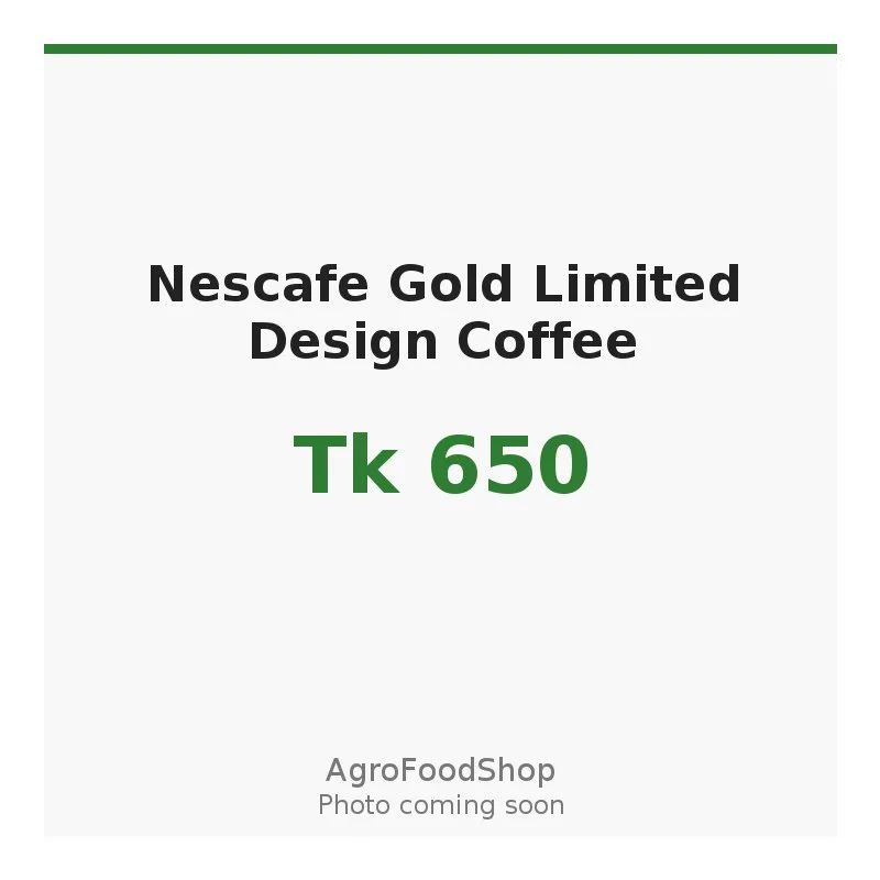 Nescafe Gold Limited Design Coffee