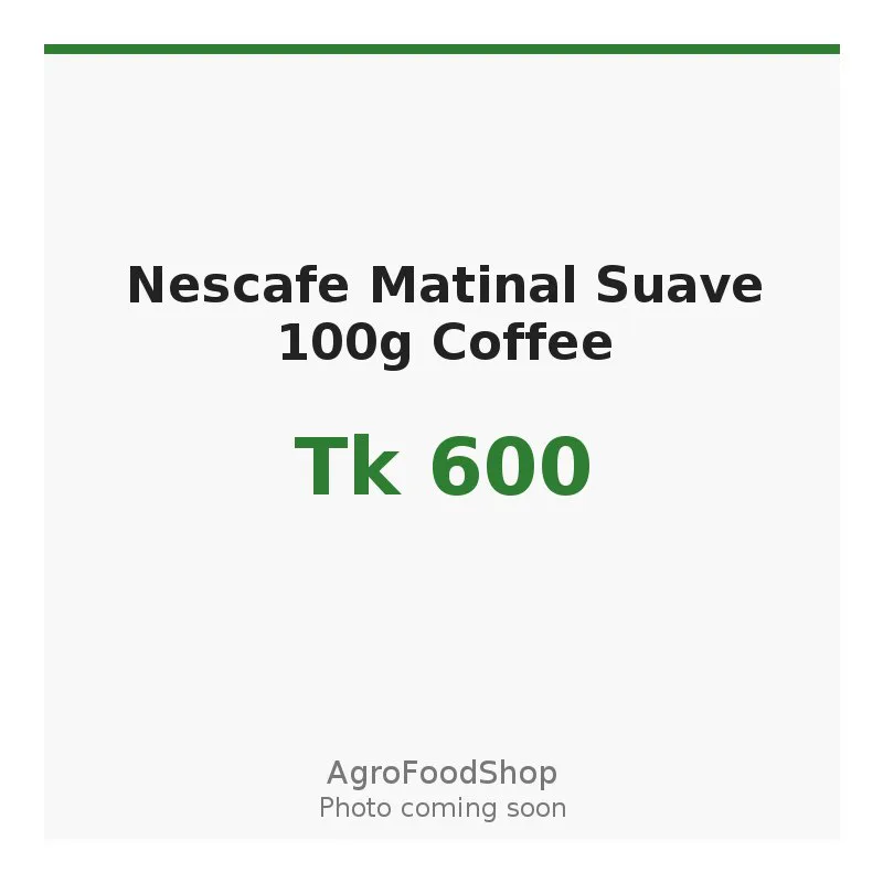 Nescafe Matinal Suave 100g Coffee