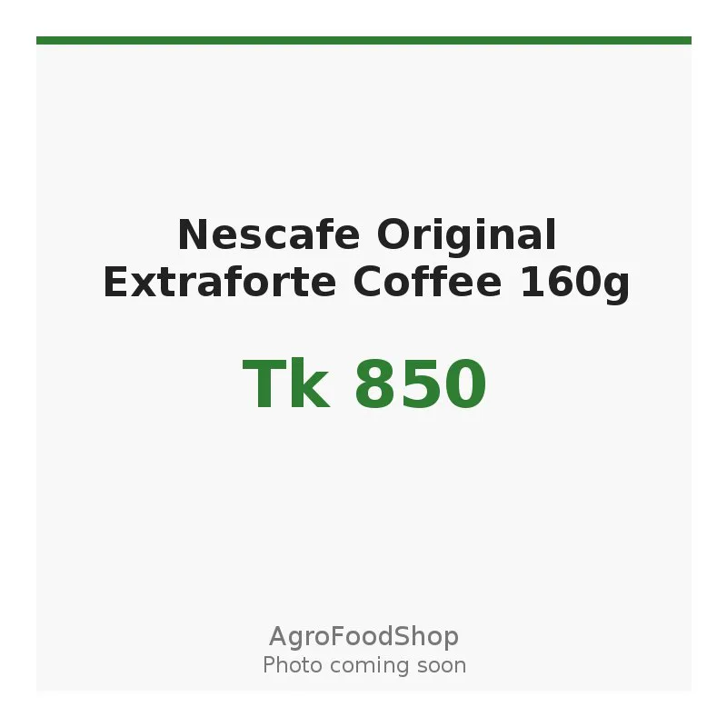 Nescafe Original Extraforte Coffee 160g