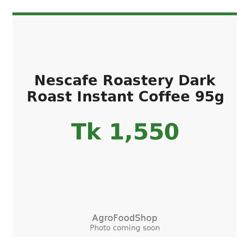 Nescafe Roastery Dark Roast Instant Coffee 95g